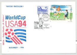 74674- USA'94 WORLD CUP, SOCCER, SPORTS, SPECIAL COVER, 1994, ROMANIA - 1994 – États-Unis