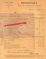 13- MARSEILLE- RARE LETTRE TARIFS 1897- LIZIERE & FAVET-4 RUE SAINTE-TOURTEAUX AGRICULTURE BETAIL-COLZA PAVOT - Agricultura