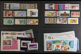 BRITISH COMMONWEALTH 1972-1982 OMNIBUS ISSUES, Includes 1972 Silver Wedding Unaddressed FDC's, 1973 Royal Wedding Both N - Andere & Zonder Classificatie