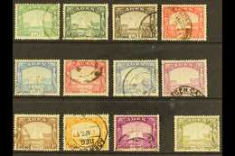 1937 Dhow Set Complete, SG 1/12, Fine To Very Fine Used, Few Small Gum Faults On Lower Values, 1r To10r Very Fine. (12 S - Aden (1854-1963)