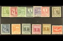 SPANISH 1929-37 (perf 11) Complete Set Including Express, Yvert 15A/27A, Mint, The 25c With Corner Fault But Generally F - Altri & Non Classificati