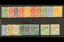 1921-29 Complete Script Set SG 62/80, Incl. Both 1d And 2½d Shades, Fine Mint. (18 Stamps) For More Images, Please Visit - Other & Unclassified