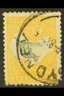 1915 5s Grey And Yellow With WATERMARK INVERTED, SG 30w, Used With Damaged Upper- Left Corner, Cat £500. For More Images - Autres & Non Classés