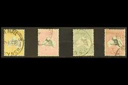 1931-36 ROO HIGH VALUES SET. A Lovely, Multi C Of A Watermark Used Group That Includes 5s Grey & Yellow, 10s Grey & Pink - Other & Unclassified