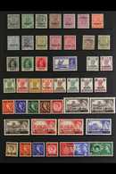 1933-1960 FINE MINT ALL DIFFERENT COLLECTION With 1933-37 Set To 12a Plus 1a3p Inverted Watermark; 1934-37 1a Inverted W - Bahrein (...-1965)