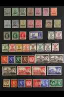 1933-1960 FINE MINT ALL DIFFERENT COLLECTION With 1933-37 Set To 12a Plus 1a3p Inverted Watermark; 1934-37 1a Inverted W - Bahrain (...-1965)