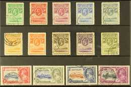 1933-35 COMPLETE USED KGV COLLECTION Presented On A Stock Card With The 1933 Definitive Set & 1935 Jubilee Set, SG 1/14, - Altri & Non Classificati