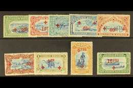 BELGIAN CONGO 1918 Red Cross Fund Set, COB 72/80, Fine Never Hinged Mint. (9 Stamps) For More Images, Please Visit Http: - Altri & Non Classificati