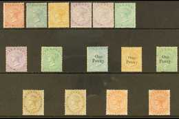 1865-1903 CC WATERMARK COLLECTION. A Valuable Old Time Mint Or Unused Collection With Vibrant Colours, Presented On A St - Bermuda