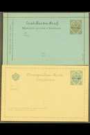 POSTAL STATIONERY 1900 5h+5h Postal Card (H&G 9) Plus 1900 6h Letter Card (H&G 5), These Both Unused And With "ULTRAMAR" - Bosnia And Herzegovina