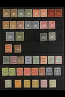 1890-1901 INTERESTING MINT COLLECTION Presented On A Trio Of Stock Pages & Includes 1890-95 "Light & Liberty" Shaded Ran - Afrique Orientale Britannique