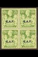 SOMALIA 1943 2s 6d E.A.F. Overprint, SG S9, Very Fine Never Hinged Mint Block Of 4. For More Images, Please Visit Http:/ - Afrique Orientale Italienne