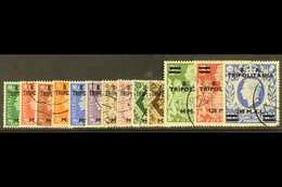 TRIPOLITANIA 1950 B.A. Surcharge Set Complete, SG T14/26, Very Fine Used. (13 Stamps) For More Images, Please Visit Http - Afrique Orientale Italienne