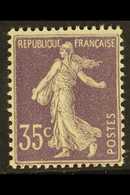 1906 35c Light Violet, Type IIA, Yv 136, Superb NHM. For More Images, Please Visit Http://www.sandafayre.com/itemdetails - Other & Unclassified