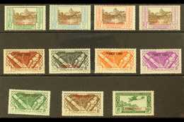 OCEANIE 1941 "FRANCE LIBRE" OVERPRINTS (Postage And Air) Complete Set (Yvert 140/49 & Av 3, SG 136/46), Very Fine Mint.  - Altri & Non Classificati