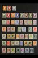 1880-1922 MINT COLLECTION All Different, Mostly Fine Condition. With 1880-81 (CC Upright) ½d, 1d And 3d; 1886-93 (CA Sid - Gambie (...-1964)