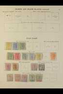 1876-1935 MINT COLLECTION Presented On "New Ideal" Printed Pages & Includes 1876-84 CC Wmk ½d, 1d & 2d (all Unused & Wit - Côte D'Or (...-1957)