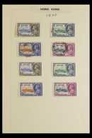 1935-54 HIGHLY USEFUL COLLECTION Of Mint And Used On Pages, Incl. 1935 Jubilee Sets Mint And Cds Used, 1938-52 To $1 (5, - Other & Unclassified