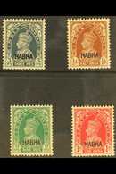 NABHA 1942 KGVI Stamps Of 1937 Overprinted Set, SG 95/98, Never Hinged Mint, Light Gum Toning. (4 Stamps) For More Image - Sonstige & Ohne Zuordnung