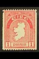 1922-34 1d Carmine PERF 15 X IMPERF (SINGLE PERF) Variety, SG 72b, Very Fine Mint, Fresh. For More Images, Please Visit  - Other & Unclassified