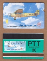 AC - TURK TELECOM PHONECARDS -  KING BIRD 30 CREDITS 19 APRIL 1994 - Avions