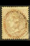 1870-83 1s Dull Brown, Variety "$" For "S", SG 13a, With Neat Light "A01" Cancel, Very Scarce. For More Images, Please V - Jamaïque (...-1961)