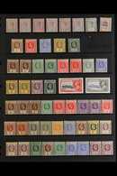 1890-1949 FINE MINT COLLECTION. A Most Useful, Fine Mint Collection Presented On A Pair Of Stock Pages With A Selection  - Leeward  Islands