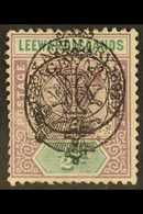 1897 ½d Dull Mauve & Green, Diamond Jubilee DOUBLE OVERPRINT, SG 9a, Mint, Part O.G., Blunt Perfs, Cat.£1400. For More I - Leeward  Islands