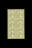 PERAK 1938-41 8c Grey, SG 110, Fine Mint (four Stamps Are Never Hinged) BLOCK Of 6, Fresh, Cat £240. (6 Stamps) For More - Autres & Non Classés