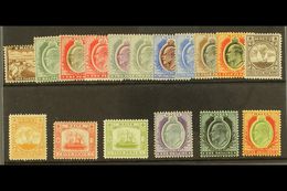 1904-14 (wmk Mult Crown CA) Complete Set, SG 45/63, Very Fine Mint. (17 Stamps) For More Images, Please Visit Http://www - Malte (...-1964)