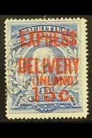 EXPRESS DELIVERY 1903-04 15c On 15c Ultramarine Overprint Type E 2, SG E2, Fine Used, Fresh. For More Images, Please Vis - Mauritius (...-1967)