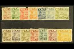 1924 - 48 Freighter Set Complete On Rough, Unsurfaced Paper, SG 26A/39A, Very Fine Mint. (14 Stamps) For More Images, Pl - Nauru