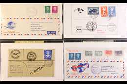 1934-76 FIRST FLIGHT COVERS COLLECTION A Fascinating Collection Of First Flight Covers Of KLM (Royal Dutch Airlines), Ea - Other & Unclassified