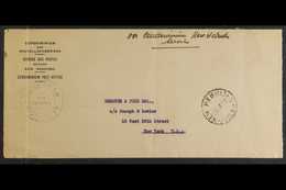 ENGLISH 1932 (June) Printed "CONDOMINIUM DES NOUVELLES-HEBRIDES/SERVICE DES POSTES" Bilingual Envelope, Endorsed At Top  - Other & Unclassified