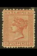 1874 - 78 4d Maroon, Perf Compound 12½ X 10, SG 162, Very Fine And Fresh Mint. Well Centered For This Issue. Scarce Stam - Andere & Zonder Classificatie