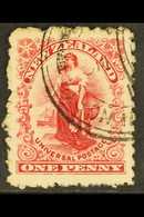 1901 1d Carmine, Perf 11 And 14 Mixed, On Pirie Paper, SG 284, Fine Used. For More Images, Please Visit Http://www.sanda - Autres & Non Classés