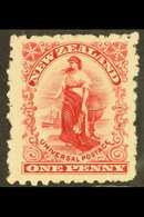1901 1d Carmine, Perf 11, On Basted Mills Paper, SG 286, Fine Mint. For More Images, Please Visit Http://www.sandafayre. - Otros & Sin Clasificación