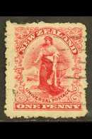 1902 1d Carmine, Perf 11 X 14, On Cowan Paper, SG 305a, Fine Used. For More Images, Please Visit Http://www.sandafayre.c - Autres & Non Classés