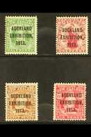 1913  Auckland Exhibition Set Complete, SG 412/5, Very Fine And Fresh Mint. (4 Stamps) For More Images, Please Visit Htt - Altri & Non Classificati