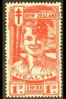1931  1d + 1d Scarlet "Smiling Boy" Health Issue, SG 546, Very Fine, Lightly Hinged Mint For More Images, Please Visit H - Altri & Non Classificati