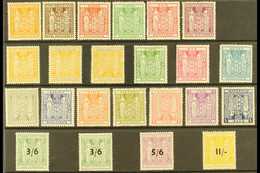 1931-58 MINT POSTAL FISCAL COLLECTION An Attractive Collection Presented On A Stock Card That Includes 1931-40 Range Wit - Other & Unclassified