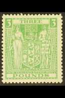 1940-58 Postal Fiscal £3 Green, SG F208, Very Fine Mint For More Images, Please Visit Http://www.sandafayre.com/itemdeta - Altri & Non Classificati