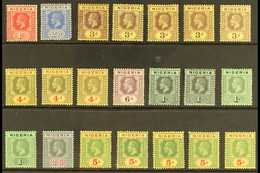 1914-29 King George V Definitives, Watermark Multi Crown CA, All Different Fine Mint Range With Most Values From 1d To 5 - Nigeria (...-1960)