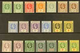 1921-32 King George V Definitives, Watermark Multi Script CA, All Different Fine Mint Range With All Values From ½d To 5 - Nigeria (...-1960)