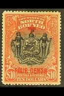 1918 $10 + Four Cents, Red Cross, SG 252, Mint. Well Centered But Light Toning On Gum. For More Images, Please Visit Htt - Bornéo Du Nord (...-1963)