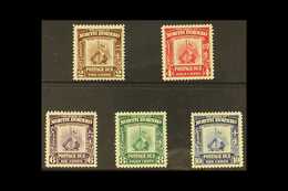 POSTAGE DUE 1939 Complete Set, SG D85/89, Very Fine Mint (5 Stamps) For More Images, Please Visit Http://www.sandafayre. - North Borneo (...-1963)
