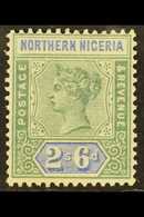 1900 2s.6d Green And Ultramarine, SG 8, Fine Mint. For More Images, Please Visit Http://www.sandafayre.com/itemdetails.a - Nigeria (...-1960)