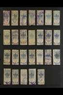 REVENUE STAMPS - UNITED STATES ADMINISTRATION Late 1890's/ Early 1900's Collection On Album Pages. With Strong GIRO In M - Filippine