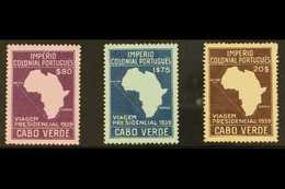 CAPE VERDE 1939 Colonial Tour Set, SG 316/18, Afinsa 236/38, Fine Mint (3 Stamps) For More Images, Please Visit Http://w - Sonstige & Ohne Zuordnung