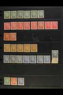 1913-1922 ADMIRALS. MINT RANGES On Stock Pages With Shades, Perf & Die Types, Inc 1913-19 Single Plates Perf 14 To 2½d ( - Andere & Zonder Classificatie